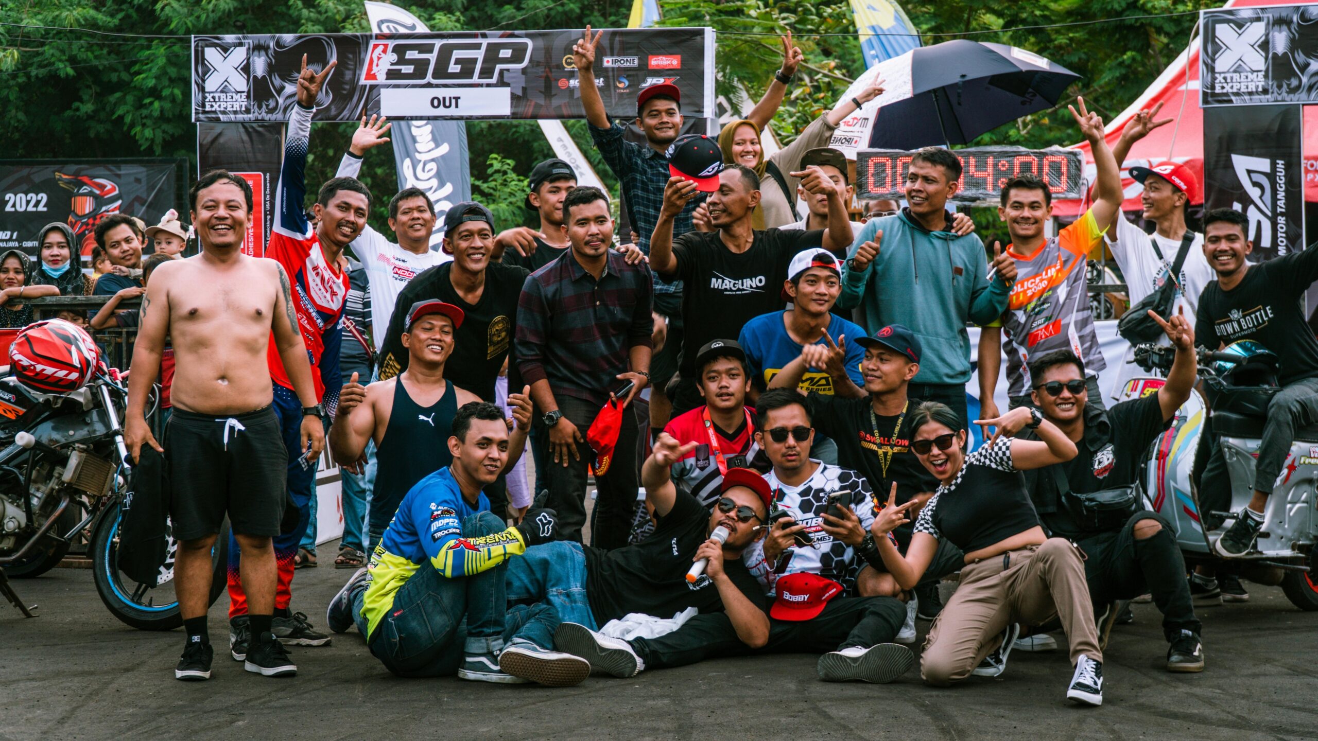 MotoGP bikes racing