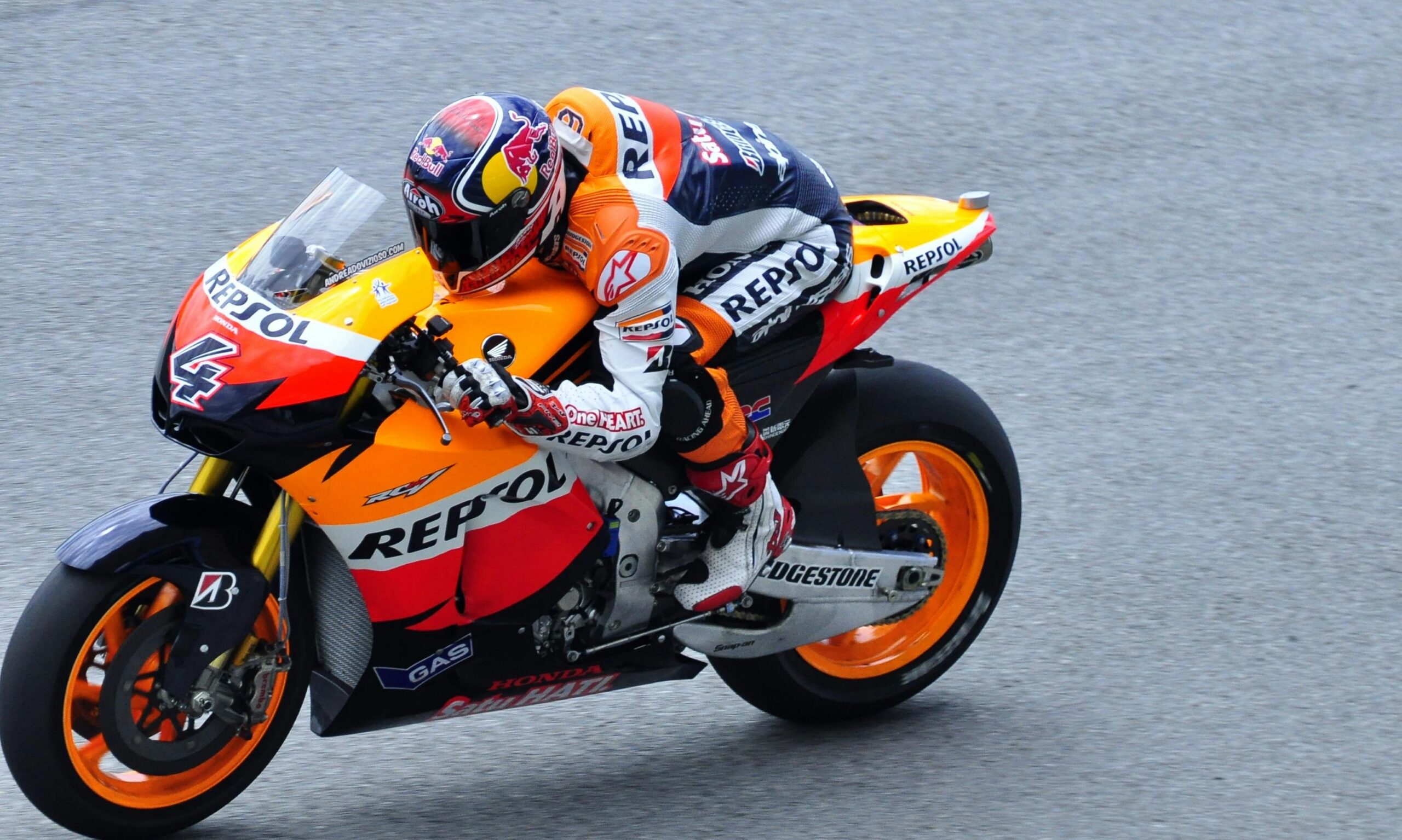 MotoGP track action