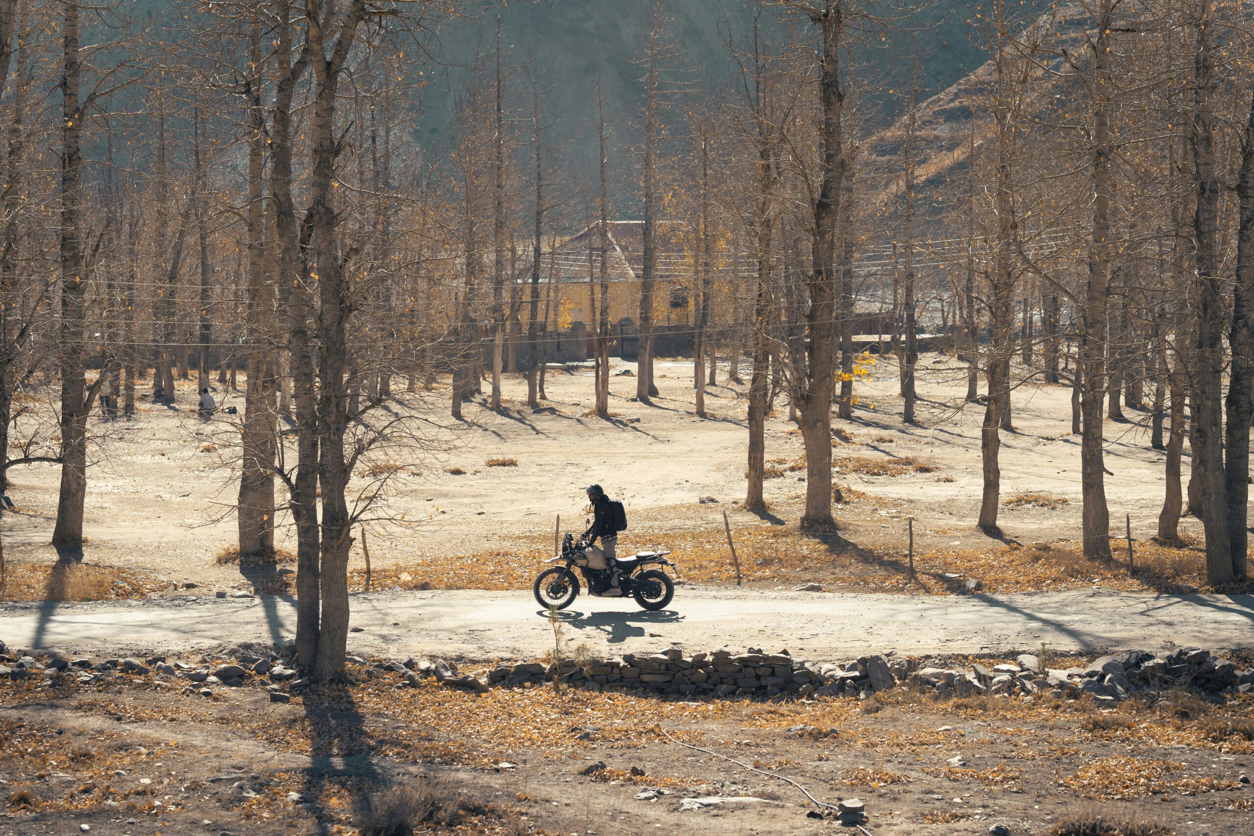A MotoGP rider undergoing intense core workout
