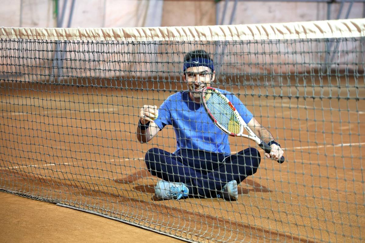 Fabio Quartararo celebrating his first MotoGP podium finish